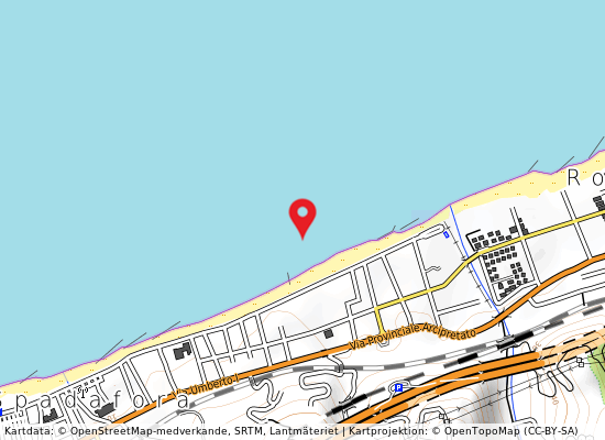 Via lungomare incrocio via manzoni på kartan