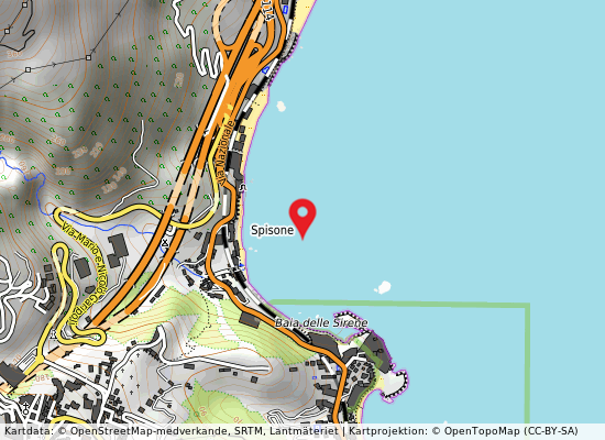 Foce torrente s. antonio på kartan