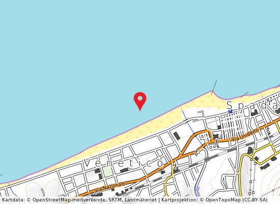 Via lungomare incrocio via sicilia på kartan