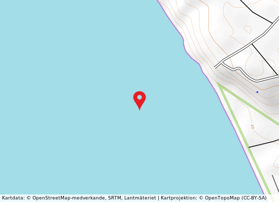 1000 mt. sud-est magazzolo på kartan