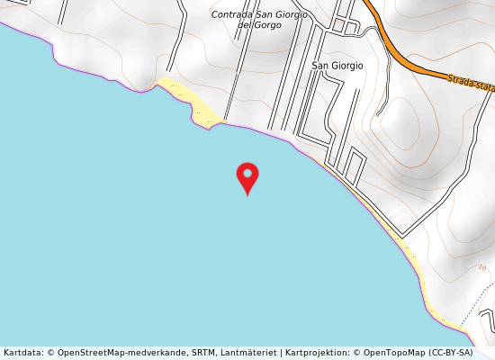 San giorgio på kartan