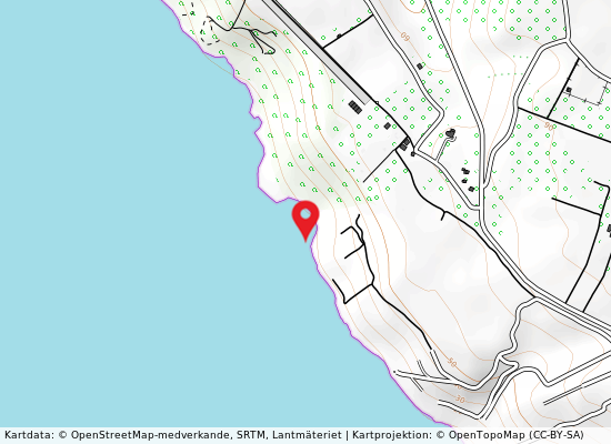 Contrada tabia på kartan