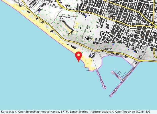 Ovest porto rifugio på kartan