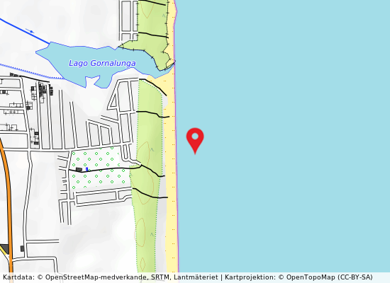 Gornalunga - villaggio nettuno på kartan