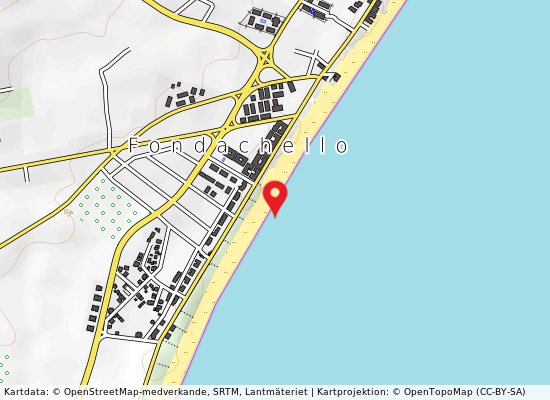 Torrente anguillara 50 m n på kartan