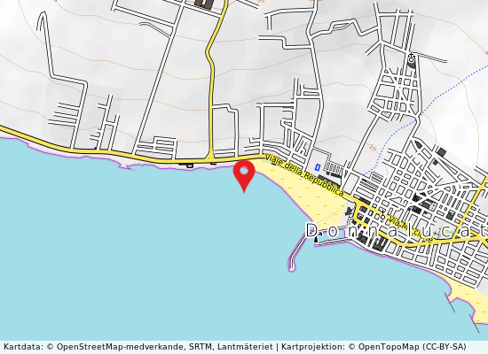 Spiaggia ''''donnalucata'''' - ''''hotel riviera'''' på kartan