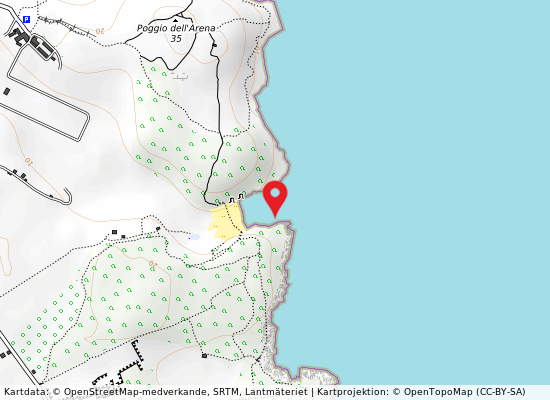 Calamosche på kartan