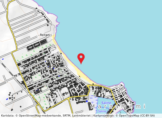 Bove marino på kartan