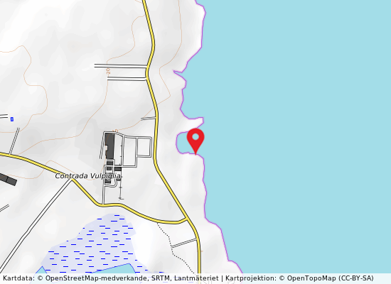 Km. 02 nord scarico acqua azzurra på kartan