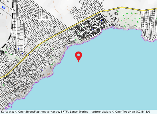 Km 0,3 nord scoglio imbiancato på kartan