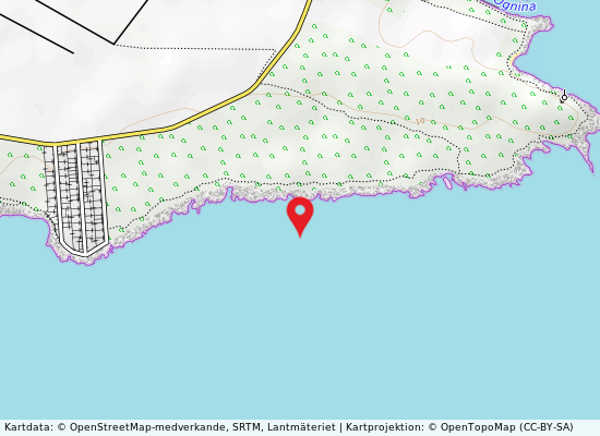 Via mar dei coralli på kartan