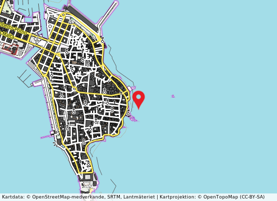 Belvedere san giacomo på kartan