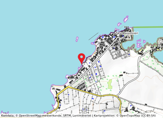 Punta carrozza på kartan