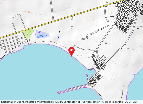 Porto-camping capo passero på kartan