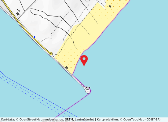 100m diga p.sabbioni på kartan