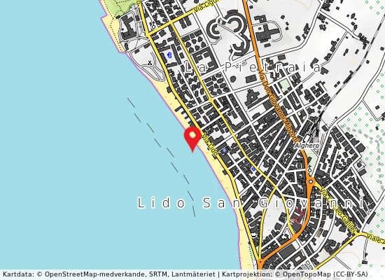 Lido på kartan
