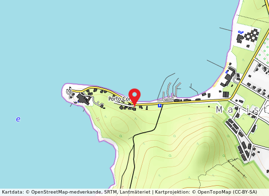 200 m est scarico 77 på kartan