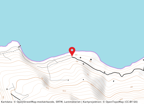 La pischinaccia på kartan