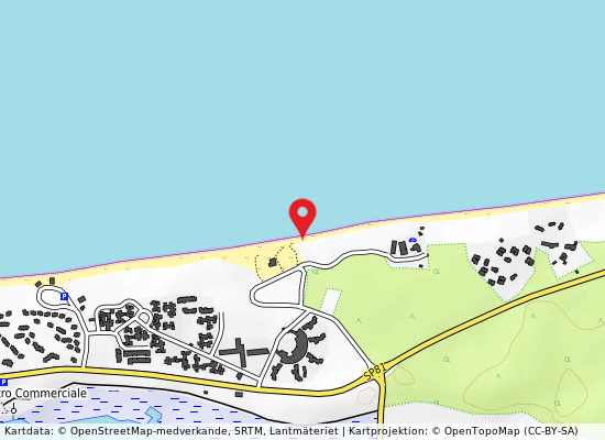 Iii pettine på kartan