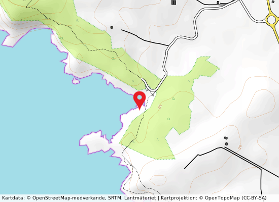 Cala coscia di donna på kartan