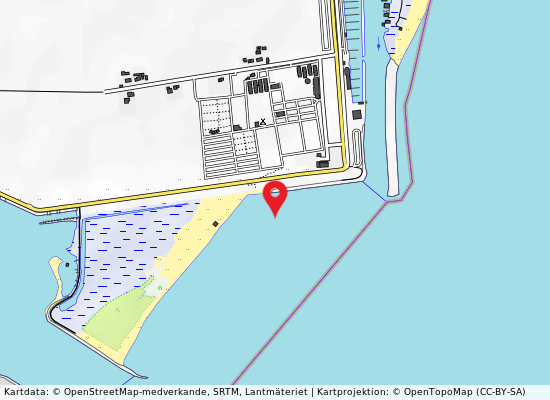 Conchiglie nord på kartan