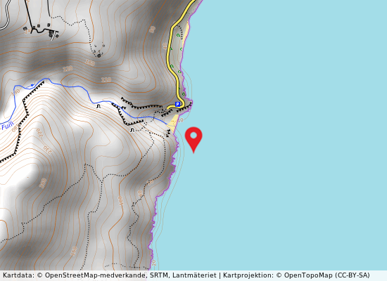 Spiaggia fuile på kartan