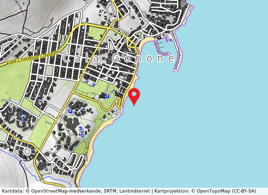 Gonone ii på kartan