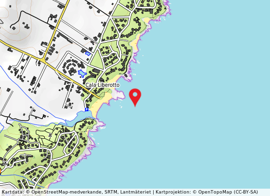 Hotel tirreno på kartan