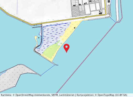 Conchiglie sud på kartan