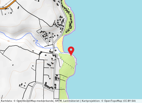 Fuile e mari på kartan