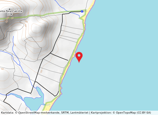 Biderrosa på kartan