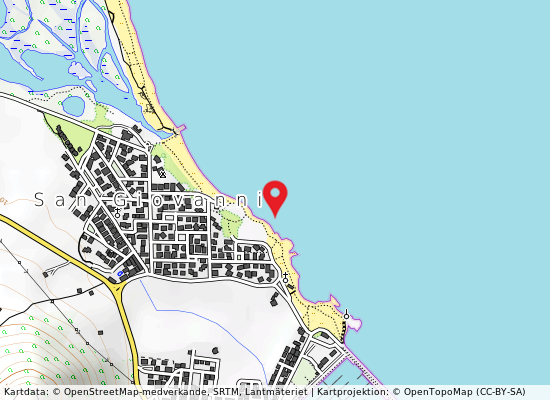 San giovanni på kartan