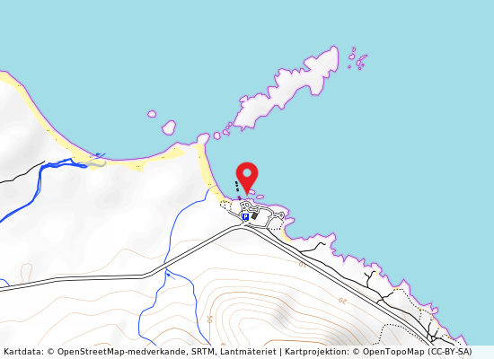 Spiaggia capo comino på kartan