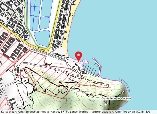 Marina piccola på kartan