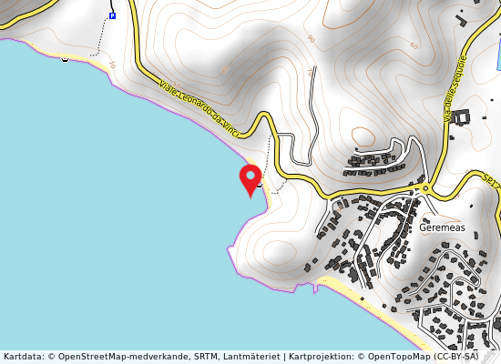 Mare pintau på kartan