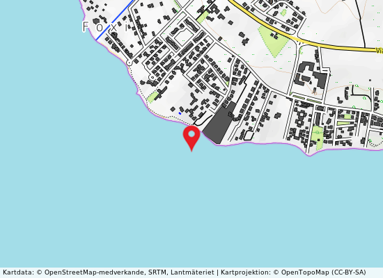 Sud foce rio foxi på kartan