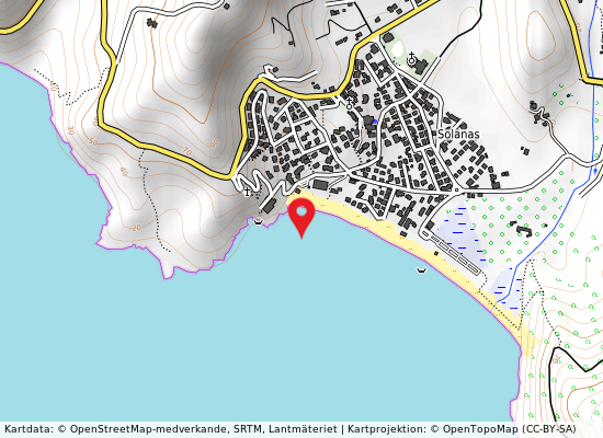 Solanas ii på kartan