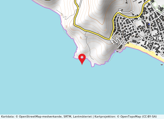 Portu perdosu på kartan