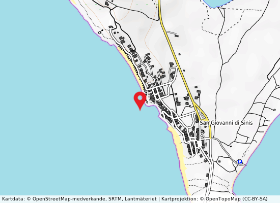 Punta s.giovanni på kartan