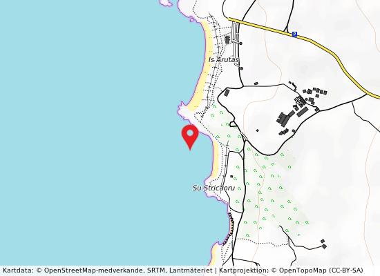 Punta is aruttas på kartan