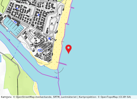 Punta tagliamento på kartan