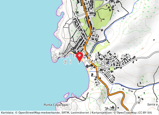 S. caterina marina på kartan