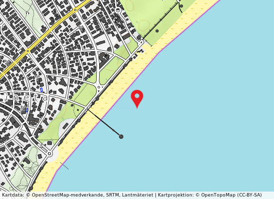 Pontile pineta på kartan