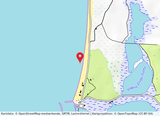 Sassu spiaggia på kartan