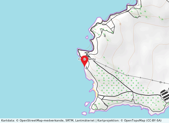 Moletto dei tedeschi på kartan