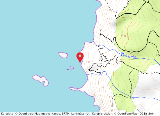 Corona niedda på kartan
