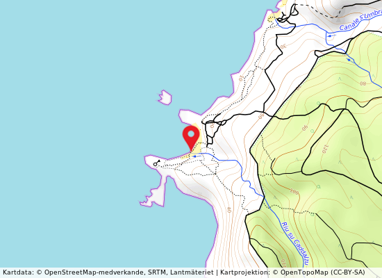 Torre columbargia på kartan