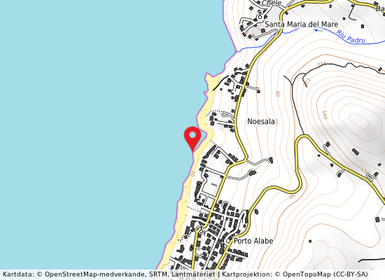Porto alabe or-nu på kartan