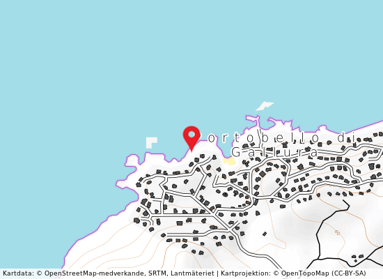 Porto bello på kartan