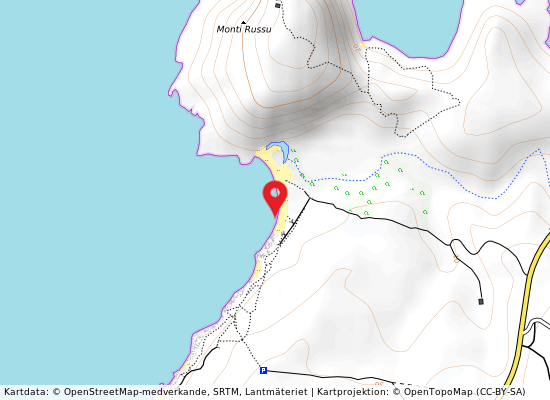 Giuncaglia på kartan